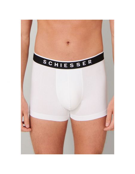 Schiesser Boxershort 95/5 Organic 3Pack Wit