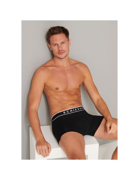 Schiesser Boxershort 95/5 Organic 3Pack Zwart