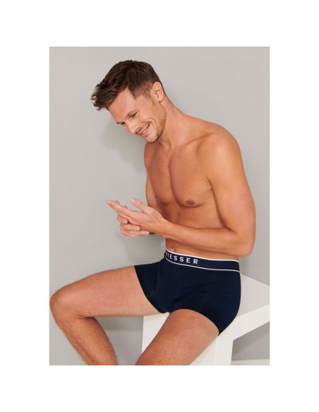 Schiesser Boxershort 95/5 Organic 3Pack Navy