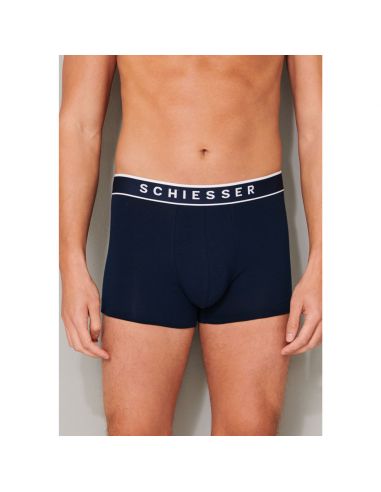 Schiesser Boxershort 95/5 Organic 3Pack Navy