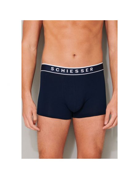 Schiesser Boxershort 95/5 Organic 3Pack Navy