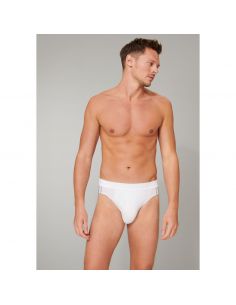 SCHIESSER Rio Slip Stretch 95/5 Organic 3Pack Wit Stripes 2