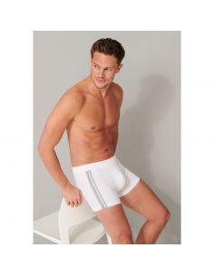 SCHIESSER Boxershort Stretch 95/5 Organic 3Pack Wit Stripes 2