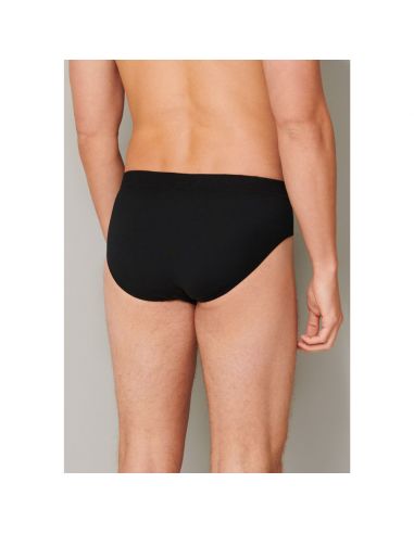 SCHIESSER Supermini Slip 95/5 Organic 3Pack Zwart