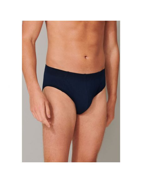 SCHIESSER Supermini Slip 95/5 Organic 3Pack Navy