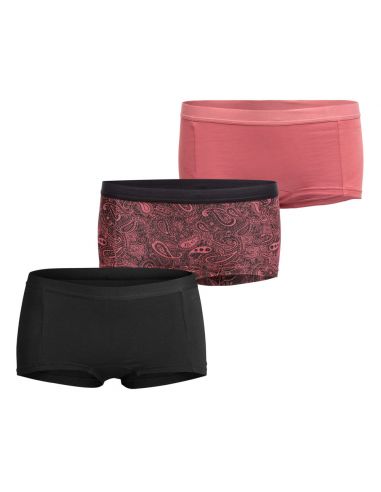 Bjorn Borg Dames MINISHORTS 3Pack CORE Pink Black Abstract