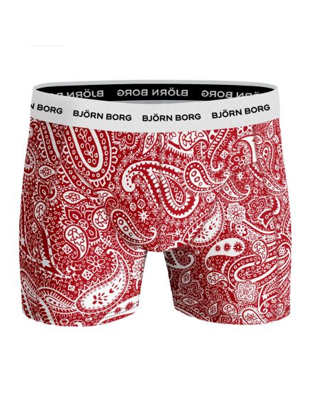 Bjorn Borg Boxershorts 5Pack ESSENTIAL Abstract Red