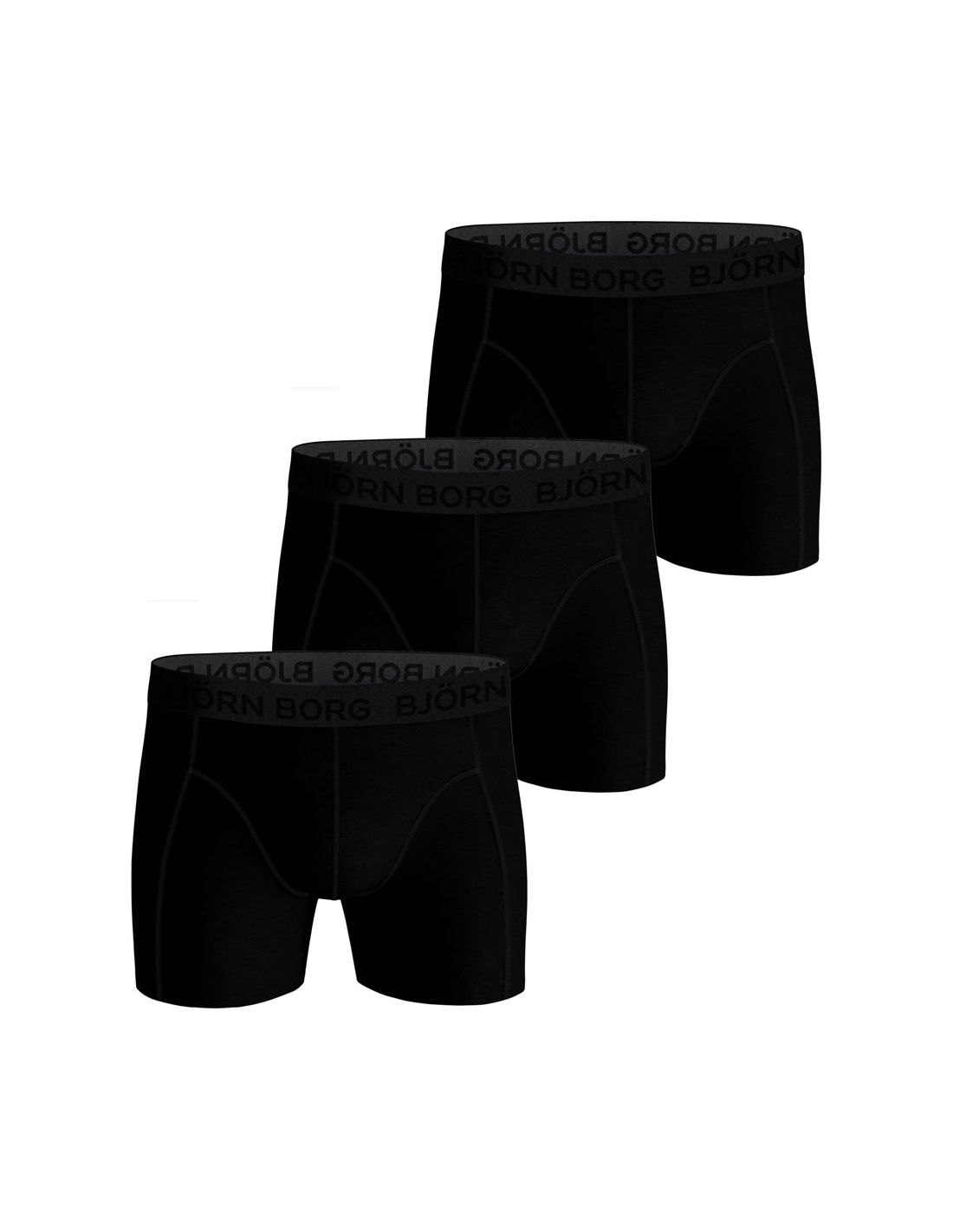 Bjorn Borg Boxershorts 3Pack CORE Pure Black