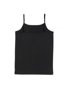 Ten Cate Meisjes Spaghetti Hemd Cotton Stretch Black 2