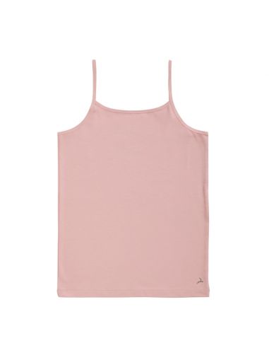 Ten Cate Meisjes Spaghetti Hemd Cotton Stretch Ash Pink