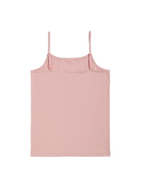 Ten Cate Meisjes Spaghetti Hemd Cotton Stretch Ash Pink