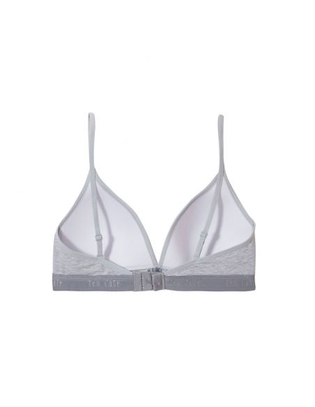 Ten Cate Meisjes Padded Bra Cotton Stretch Light Grey Melee