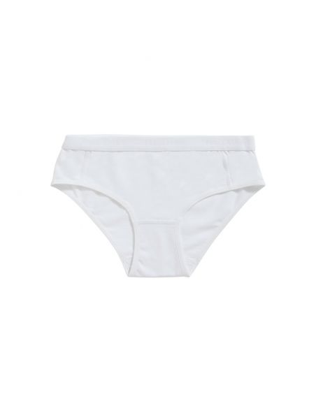 Ten Cate Meisjes Hipster Slip 2Pack Cotton Stretch White