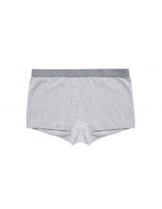 Ten Cate Meisjes Shorts 2Pack Cotton Stretch Light Grey Melee 2