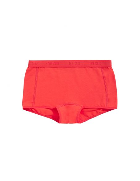 Ten Cate Meisjes Shorts 2Pack Cotton Stretch Red