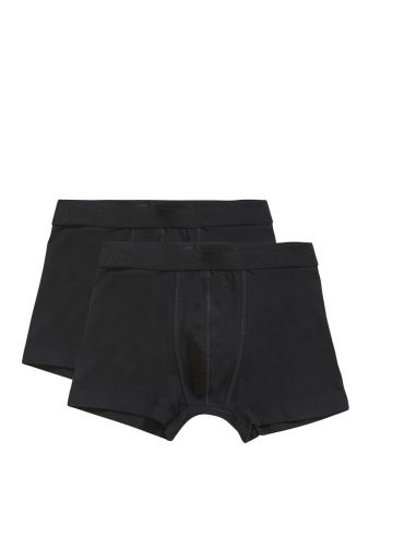 Ten Cate Jongens Boxershort 2Pack Cotton Stretch Black