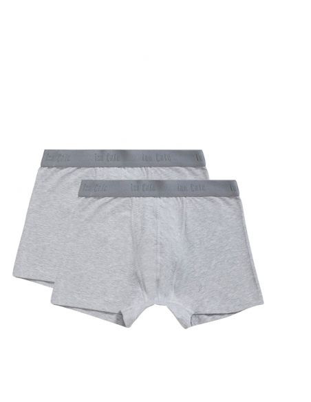 Ten Cate Jongens Boxershort 2Pack Cotton Stretch Light Grey Melee