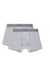 Ten Cate Jongens Boxershort 2Pack Cotton Stretch Light Grey Melee