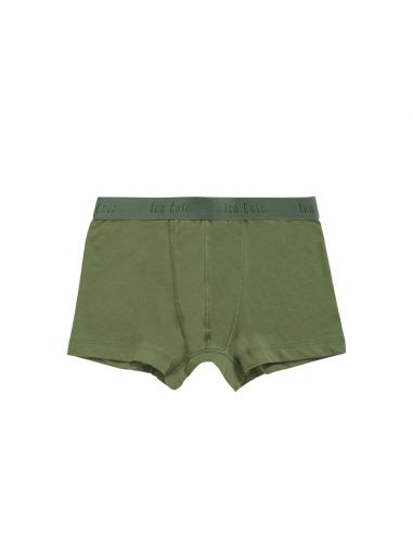 Ten Cate Jongens Boxershort 2Pack Cotton Stretch Light Army Green