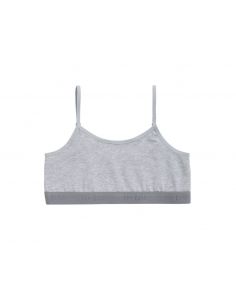 Ten Cate Meisjes Soft Top Cotton Stretch Light Grey Melee