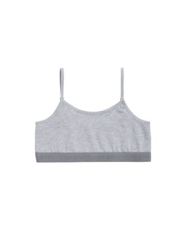 Ten Cate Meisjes Soft Top Cotton Stretch Light Grey Melee