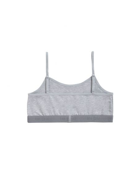 Ten Cate Meisjes Soft Top Cotton Stretch Light Grey Melee