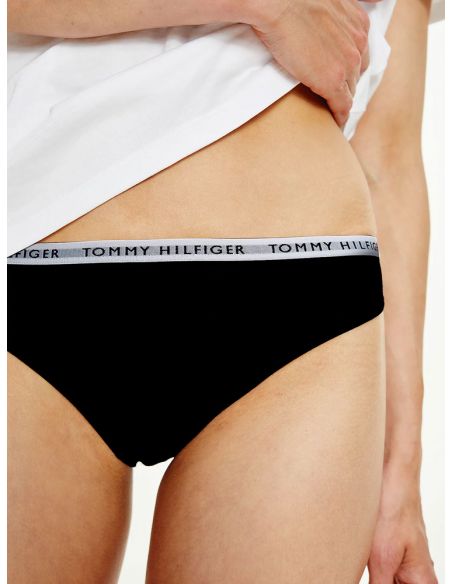 Tommy Hilfiger Women 3Pack Bikini Contrast Black
