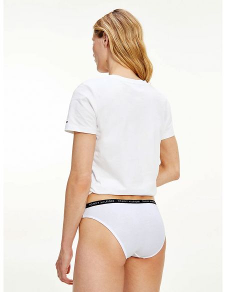 Tommy Hilfiger Women 3Pack Bikini Contrast Black White Grey