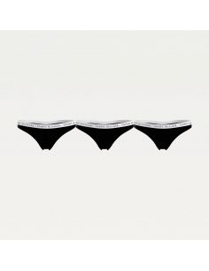 Tommy Hilfiger Women 3Pack String Contrast Black