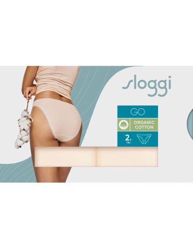 Sloggi Dames GO Tai C2P Vanilla 2pack