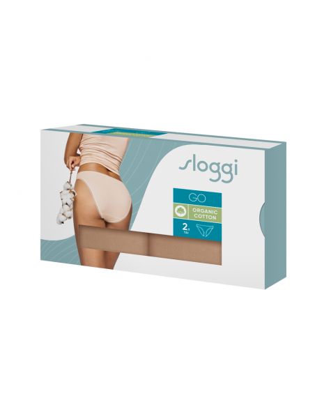 Sloggi Dames GO Tai C2P Cognac 2pack