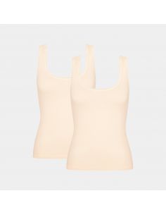 Sloggi Dames GO Tanktop C2P Vanille 2pack