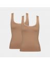 Sloggi Dames GO Tanktop C2P Cognac 2pack