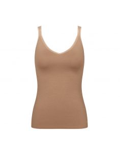 Sloggi Dames GO Spaghetti Top 01 C2P Cognac 2pack 2