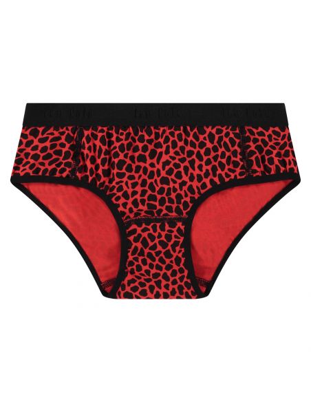 Ten Cate Meisjes Hipster Cotton Stretch Giraffe Red