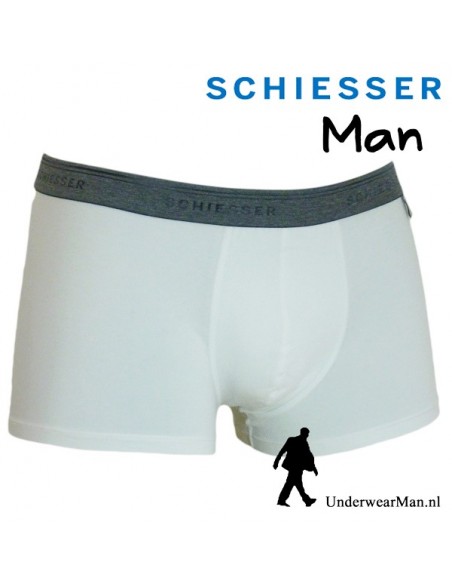 Schiesser Ondergoed Heupshort White 95/5 Boxerhort
